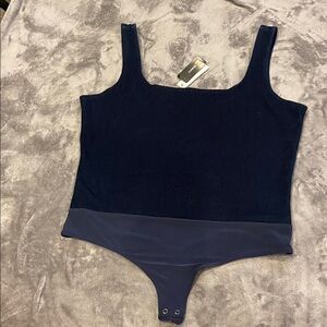 Express Navy Blue Bodysuit